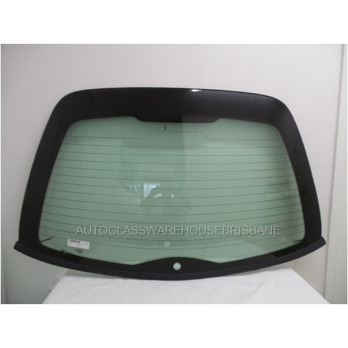 CITROEN C5 - 6/2001 to 02/2005 - 5DR HATCH - REAR WINDSCREEN GLASS -ENCAPSULATED,1 HOLE (800MM CENTRE HEIGHT) - GREEN - NEW