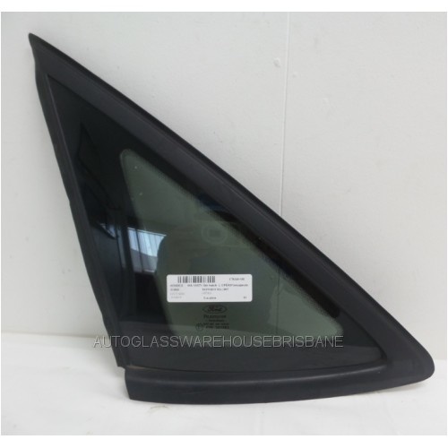 FORD MONDEO MA MB MC - 10/2007 to 2015 - SEDAN/HATCH - LEFT SIDE REAR OPERA GLASS - ENCAPSULATED - (Second-hand)