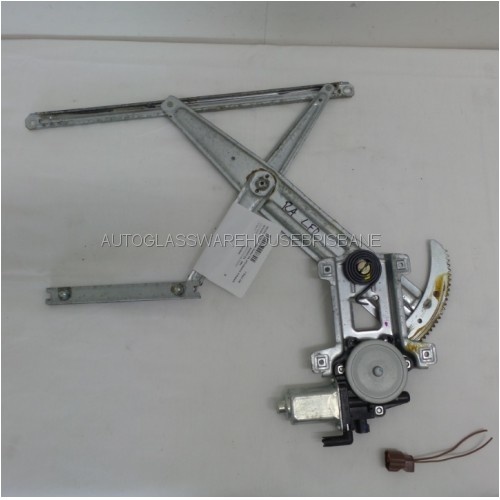 HOLDEN RODEO RA - 12/2002 to 7/2008 - UTILITY - LEFT SIDE FRONT WINDOW REGULATOR (2-BLACK/BROWN PLUG) - ELECTRIC  (Second-hand)