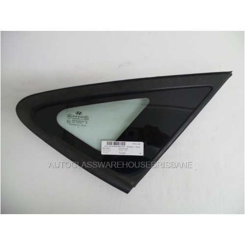 HYUNDAI iX35 LM - 2/2010 to 12/2015 - 5DR WAGON - RIGHT SIDE REAR OPERA GLASS - GREEN - (Second-hand)
