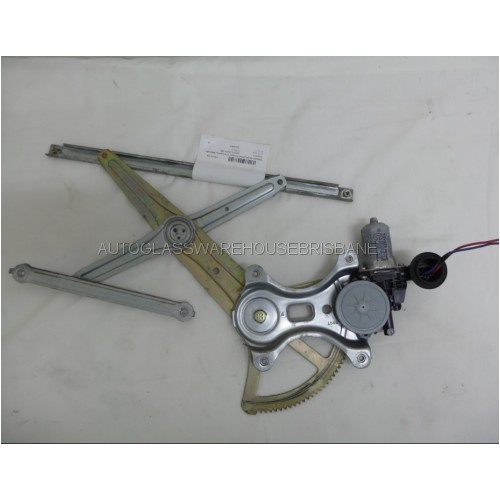 suitable for TOYOTA HILUX ZN210 - 3/2005 to 2015 - 2DR - 4DR UTE - XTRA CAB - PASSENGER - LEFT SIDE FRONT WINDOW REGULATOR - ELECTRIC - (SECOND-HAND)
