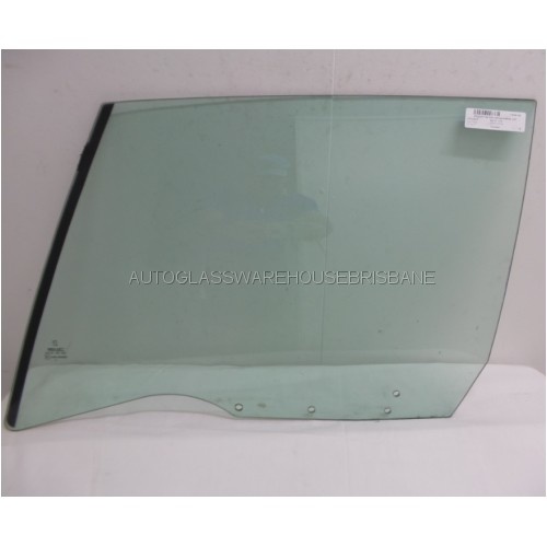PEUGEOT 306 N3 - 4/1994 to 6/2002 - 2DR CABRIOLET - LEFT SIDE FRONT DOOR GLASS (750 X 520) - 4 HOLES - (Second-hand)