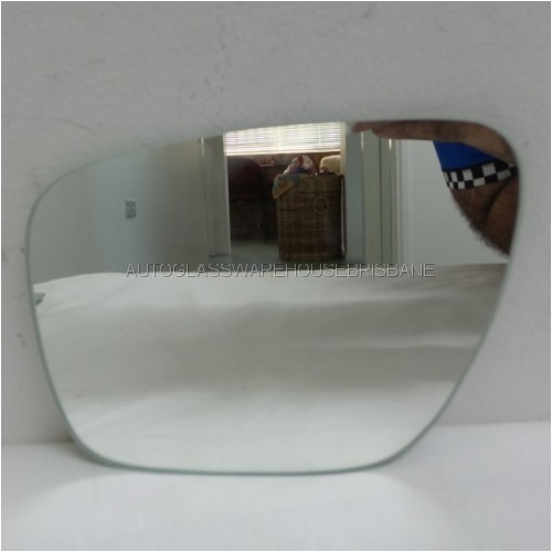 MAZDA CX9 - TB - 12/2007 to 12/2015 - LEFT SIDE MIRROR - FLAT MIRROR GLASS ONLY (130mm HIGH X 169mm WIDE) - NEW