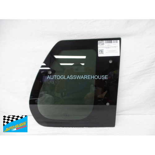 suitable for TOYOTA HILUX GGN126-TGN126 - 7/2015 TO CURRENT - 2DR EXTRA CAB - LEFT SIDE REAR OPERA GLASS - PRIVACY GREY - 3 HOLES - NEW