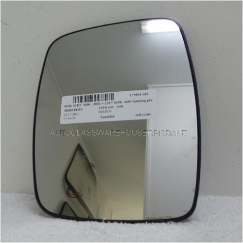 MERCEDES VITO 638 -1996 to 2002 - VAN - LEFT SIDE MIRROR WITH BACKING PLATE - 201540 - (Second-hand)