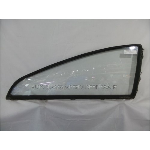 suitable for TOYOTA CELICA RA40 - 1/1978 to 10/1981 - 3DR HATCH - DRIVERS - RIGHT SIDE FIXED OPERA GLASS (RUBBER INSTALL) - (SECOND-HAND)