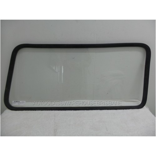 VOLKSWAGEN TRANSPORTER T3 - 1984 to 1992 - VAN - RIGHT SIDE REAR DOOR GLASS - 430h X 966 - (Second-hand)