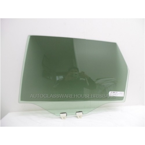 MAZDA CX-5 KF - 3/2017 to CURRENT - 5DR WAGON - PASSENGERS - LEFT SIDE REAR DOOR GLASS - WITH FITTINGS - GREEN - NEW