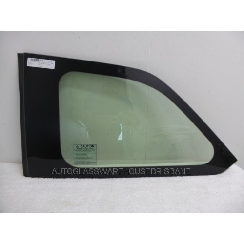 HONDA ODYSSEY RC - 11/2014 to CURRENT - 5DR WAGON - LEFT SIDE CARGO GLASS - GREEN - (Second-hand)