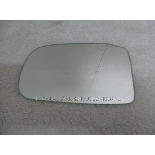 FORD LASER KF/KH - 3/1990 to 10/1994 - HATCH/SEDAN - LEFT SIDE MIRROR - FLAT GLASS ONLY (170 wide x 103mm) - NEW