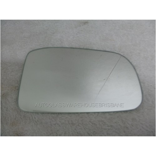 FORD LASER KF/KH - 3/1990 to 10/1994 - SEDAN/HATCH - RIGHT SIDE MIRROR - FLAT GLASS ONLY - 170 wide x 103mm - NEW