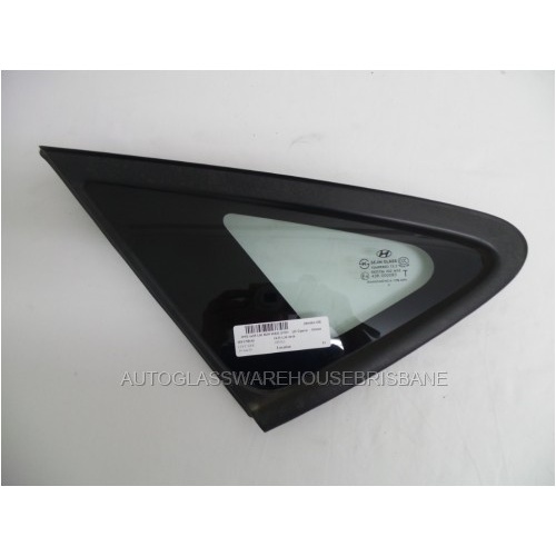 HYUNDAI iX35 LM - 2/2010 to 12/2015 - 5DR WAGON - LEFT SIDE REAR OPERA GLASS - GREEN - (Second-hand)