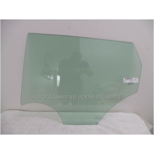 NISSAN QASHQAI DAJ11 - 6/2014 to 9/2022 - 4DR WAGON - LEFT SIDE REAR DOOR GLASS - WITH FITTING, SOLAR GREEN - LOW STOCK - NEW