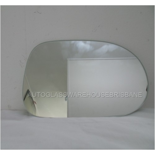suitable for TOYOTA REGIUS - 1/1997 to 1/2005 - VAN - RIGHT SIDE MIRROR FLAT GLASS ONLY - 203mm X 143mm HIGH - NEW