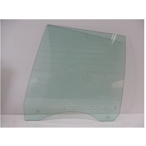 FORD FALCON XD/XE/XF - 1979 to 1988 - 4DR SEDAN - PASSENGERS - LEFT SIDE REAR DOOR GLASS - GREEN - (SECOND-HAND)