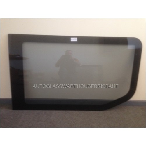 IVECO DAILY - 5/2015 to CURRENT - VAN - DRIVERS - RIGHT SIDE FRONT FIXED BONDED WINDOW GLASS - 1306 X 770 - GREY - NEW