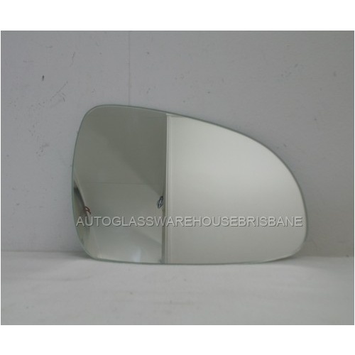 KIA SPORTAGE KNAP-81 - 10/2015 TO 9/2021 - 5DR WAGON - RIGHT SIDE MIRROR - FLAT GLASS ONLY - 135mm H  X 205mm WIDE ANGLE - NEW