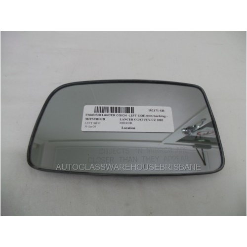 MITSUBISHI LANCER CG / CH - 7/2002 to 8/2007 - 4DR SEDAN - PASSENGERS - LEFT SIDE MIRROR WITH BACKING - MR5203417 - (Second-hand)