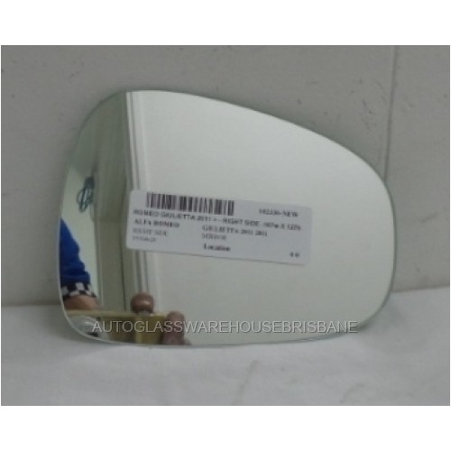 ALFA ROMEO GIULIETTA - 1/2011 to CURRENT - 5DR HATCH - DRIVERS - RIGHT SIDE MIRROR - FLAT GLASS ONLY - 167MM X 127MM - NEW