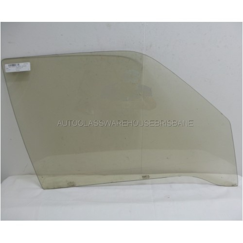 BMW 7 SERIES E23 - 1/1978 to 1/1987 - 4DR SEDAN - DRIVERS - RIGHT SIDE FRONT DOOR GLASS - BRONZE - (Second-hand)