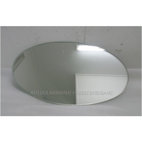 MINI COOPER R50 - 2002 TO 2004 - 3DR HATCH - PASSENGERS - LEFT SIDE MIRROR - FLAT GLASS ONLY - 170MM WIDE X 100MM - NEW