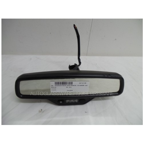 HAVAL H6 - 5/2016 to 02/2021 - 5DR SUV - CENTER INTERIOR REAR VIEW MIRROR - E4 044599 - NEED WIRE JOINED - (Second-hand)
