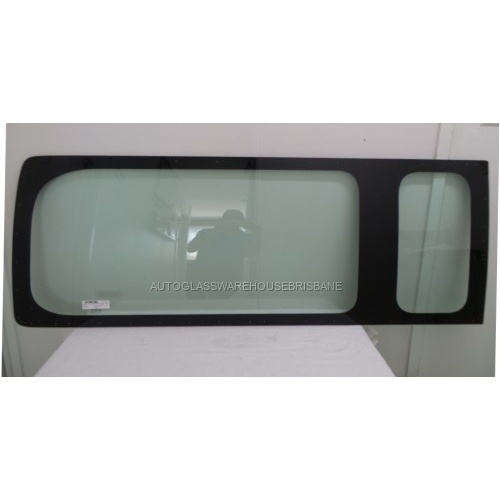 suitable for TOYOTA HIACE H30 ZX SLWB (MAXI) - 6/2019 TO CURRENT - VAN - RIGHT SIDE REAR FIXED GLASS - GREEN - 1640 X 590 - NEW