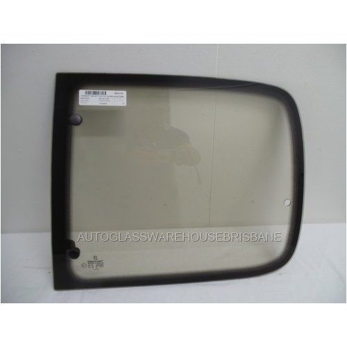 PEUGEOT 205 - 1/1982 to 1/1995 - 3DR HATCH - LEFT SIDE REAR OPERA FLIP OUT GLASS - 510 X 440 - (SECOND HAND)