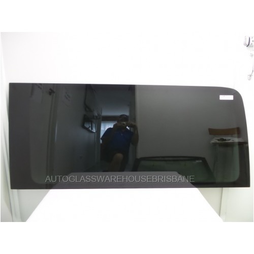 MERCEDES SPRINTER MWB - 9/2006 to CURRENT - VAN - LEFT SIDE REAR CARGO GLASS - BONDED - PRIVACY TINT - 1630w X 703h - (Second-hand)