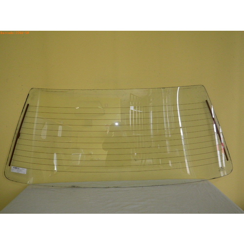 HYUNDAI EXCEL X1 - 1/1985 to 1/1990 - 4DR SEDAN - REAR WINDSCREEN GLASS - (Second-hand)
