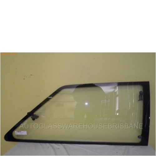 HYUNDAI EXCEL X1 - 1/1985 to 1/1990 - 3DR HATCH - DRIVERS - RIGHT SIDE FLIPPER GLASS - (Second-hand)