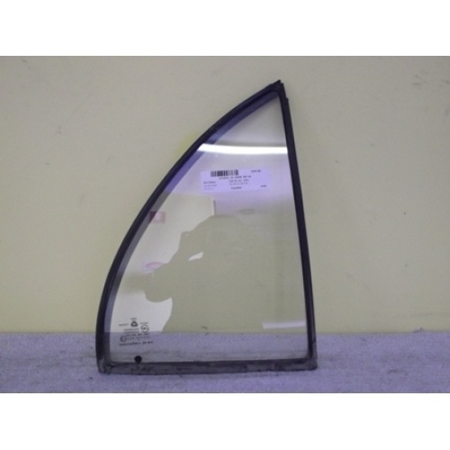 HYUNDAI EXCEL X3 - 9/1994 to 4/2000 - SEDAN/HATCH - DRIVERS - RIGHT SIDE REAR QUARTER GLASS - CLEAR - LIMITED STOCKS - NEW