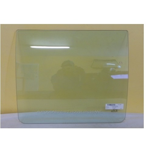 suitable for TOYOTA HILUX LN/RN50/60 - 8/1983 to 7/1988 - 4DR DUAL CAB - PASSENGERS - LEFT SIDE REAR DOOR GLASS - NEW