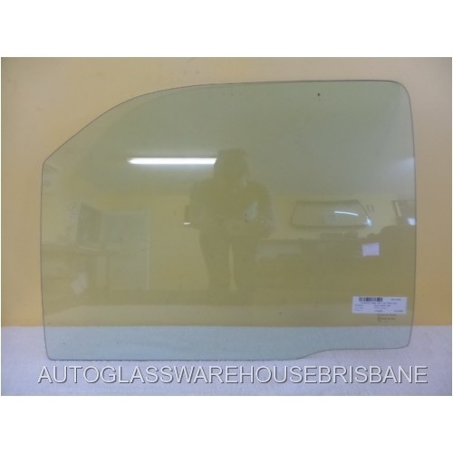 suitable for TOYOTA HILUX RN85 - LN106 - 8/1988 to 8/1997 - 2DR UTE - PASSENGERS - LEFT SIDE FRONT DOOR GLASS (1/4 TYPE) - 64 CM WIDE - NEW