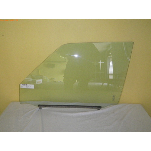 suitable for TOYOTA COROLLA KE70 - KE71 - AE70 - AE71 - 3/1980 to 1985 - 5DR WAGON - LEFT SIDE FRONT DOOR GLASS - (SECOND-HAND)