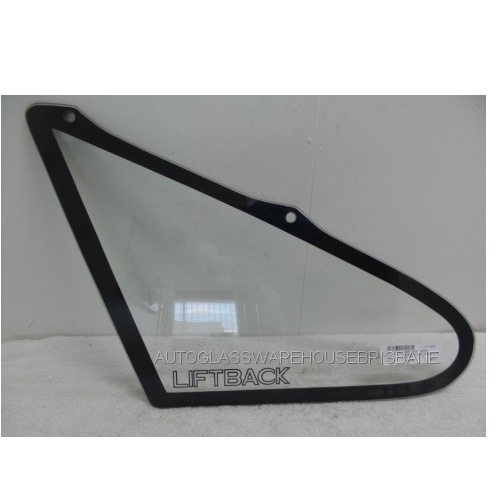 suitable for TOYOTA COROLLA AE85 SECA - 4/1985 to 2/1989 - 5DR HATCH - PASSENGER - LEFT SIDE OPERA GLASS - NEW