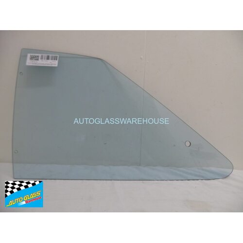 suitable for TOYOTA CELICA RA40 - 1/1978 to 10/1981 - 2DR COUPE - PASSENGERS - LEFT SIDE REAR FLIPPER GLASS - (SECOND-HAND)