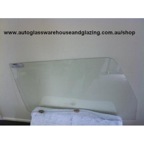 suitable for TOYOTA DYNA BU30 - 8/1977 to 1/1984 - STANDARD CAB - DRIVERS - RIGHT SIDE FRONT DOOR GLASS - (Second-hand)