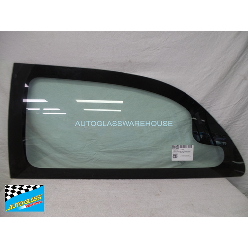 CHRYSLER VOYAGER LWB  - 5/2001 to 5/2007 - 5DR WAGON - PASSENGERS - LEFT SIDE REAR CARGO GLASS - GREEN (NO AERIAL - 1100mm) - NEW