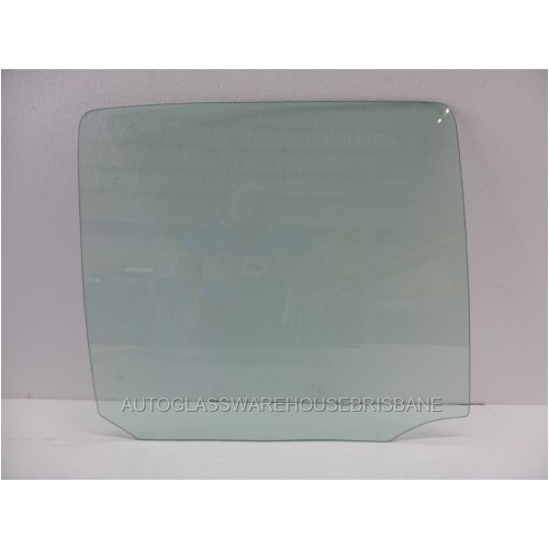 FORD ESCORT MK 11 - 1974 TO 1981 - 4DR SEDAN - DRIVERS - RIGHT SIDE REAR DOOR GLASS - GREEN - MADE TO ORDER - NEW