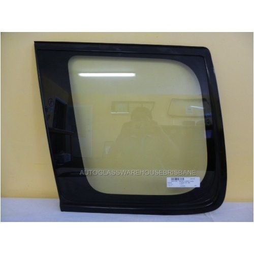 NISSAN X-TRAIL TBNT30 - 10/2001 to 9/2007 - 5DR WAGON - PASSENGERS - LEFT SIDE REAR CARGO GLASS - ENCAPSULATED - (Second-hand)
