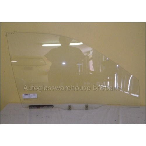 HYUNDAI LANTRA J1 - 7/1993 to 8/1995 - 4DR SEDAN - DRIVERS - RIGHT SIDE FRONT DOOR GLASS - 2 HOLES - NEW