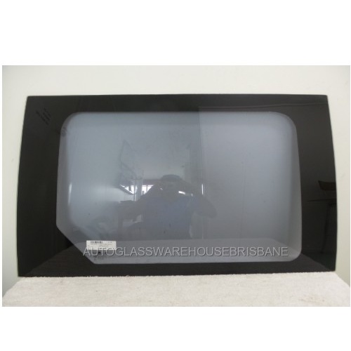 KIA CARNIVAL KV - 9/1999 to 7/2006 - MINI VAN - DRIVERS - RIGHT SIDE FRONT CARGO GLASS-  MIDDLE GLASS - 1020 X 575 - NEW