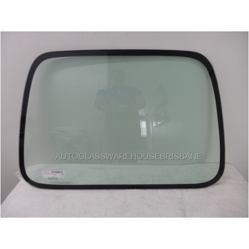 JEEP WRANGLER TJ - 11/1996 to 2/2007 - 2DR/4DR WAGON - LEFT SIDE REAR CARGO GLASS - GREEN - 830w X 555h - NEW