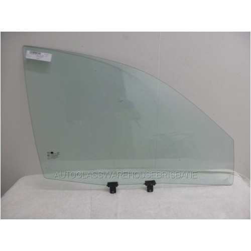 KIA OPTIMA GD - 5/2001 to 2/2003 - 4DR SEDAN - DRIVERS - RIGHT SIDE FRONT DOOR GLASS - WITH 2 HOLES  - NEW