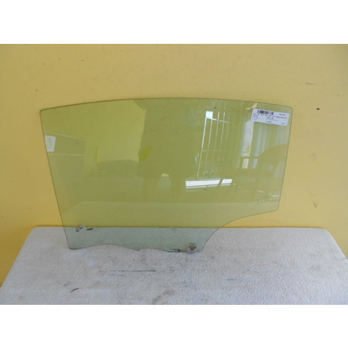 MAZDA 3 BK - 1/2006 TO 3/2009 - 4DR SEDAN - LEFT SIDE REAR DOOR GLASS - (LARGER HOLE 12MM) - NEW