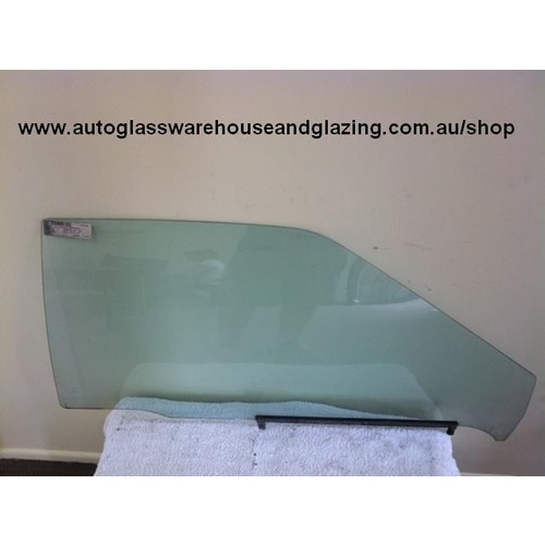 suitable for TOYOTA SPRINTER AE86 - 1983 to 1986 - 3DR LIFTBACK - RIGHT SIDE FRONT DOOR GLASS - (Second-hand)