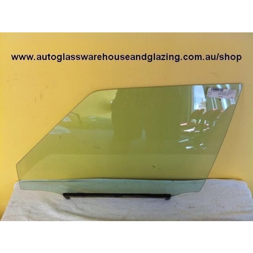 suitable for TOYOTA CORONA ST141/ RT142 - 8/1983 to 1987 - SEDAN/WAGON - LEFT SIDE FRONT DOOR GLASS - 710MM - (SECOND-HAND)