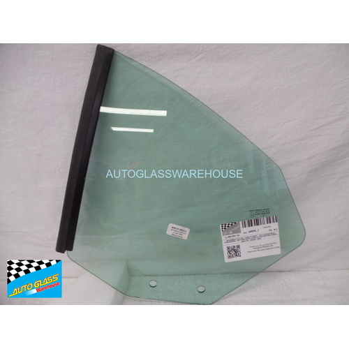 MITSUBISHI COLT RZ - 1/2006 TO 9/2011 - 2DR CONVERTIBLE - PASSENGERS - LEFT SIDE REAR CARGO GLASS WITH MOULDING - SEKUTIR - GREEN - NEW
