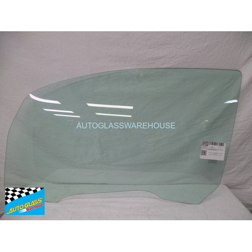 MITSUBISHI COLT RG (3 DR) - 11/2004 - 09/2011 LEFT FRONT DOOR GLASS - GREEN (900w) - NEW